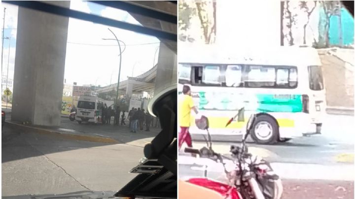 Combi se pasa un alto y choca contra tráiler en Mineral de la Reforma, hay lesionados
