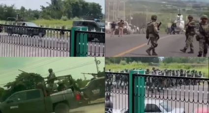 VIDEO| Tensión en la Ruana: Ejercito y Guardia Nacional dispersan a "civiles" en camionetas
