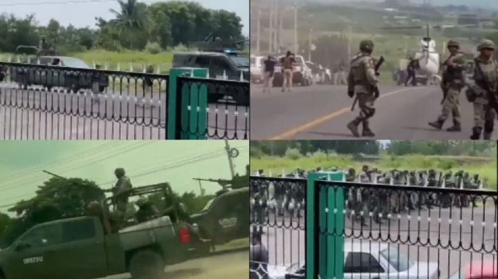 VIDEO| Tensión en la Ruana: Ejercito y Guardia Nacional dispersan a "civiles" en camionetas