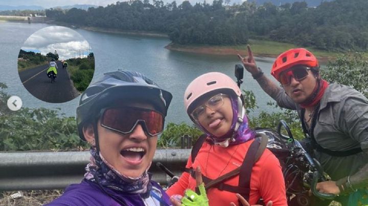 Llega a Coatzacoalcos familia ciclista que busca llegar al "Fin del Mundo"