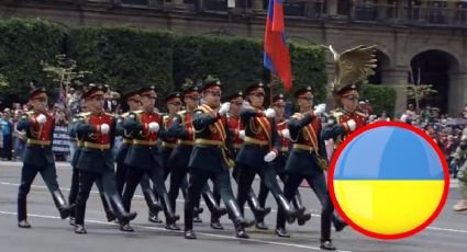 Reclama Ucrania a AMLO por rusos en desfile militar