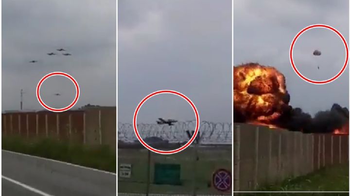 Aeronave italiana se estrella contra vehículo y mata a niña de 5 años