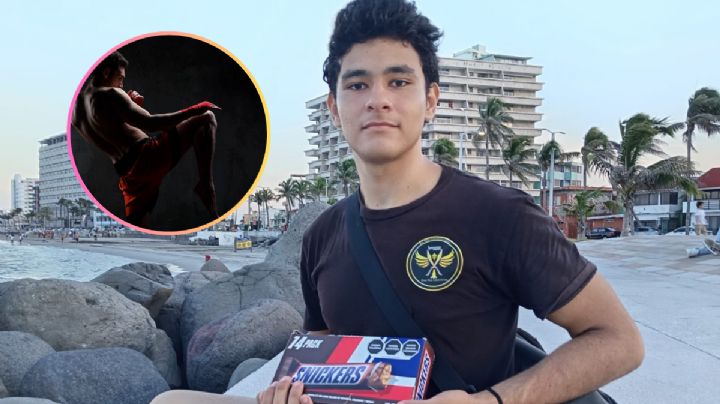 Ante falta de apoyo, Raziel vende chocolates en Veracruz para ir a torneos de Muaythai