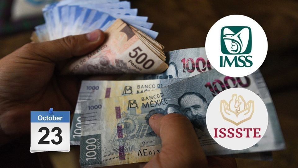 El próximo pagos de los pensionados del IMSS e ISSSTE es el correspondiente al mes de cotubre.