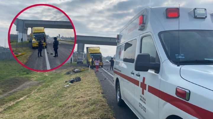 Trailero reparaba su unidad y muere atropellado