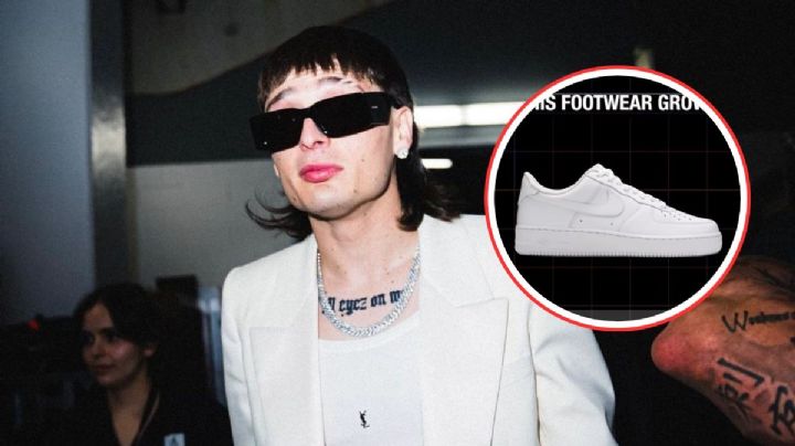 Peso Pluma: ¿Cuáles son los tenis por los que pagó más de medio millón de pesos?