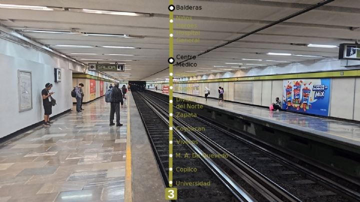 Metro CDMX: Rescate de persona en Estación Viveros retrasa Línea 3
