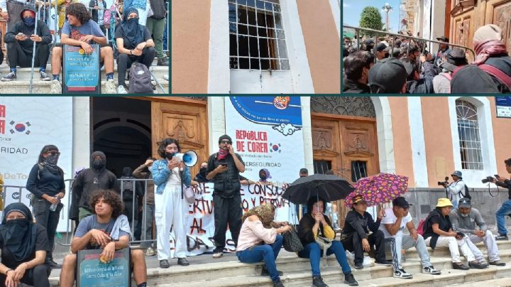 Estudiantes del IDA toman Universidad de Abasolo y secuestran Garzabús; UAEH suspende servicio