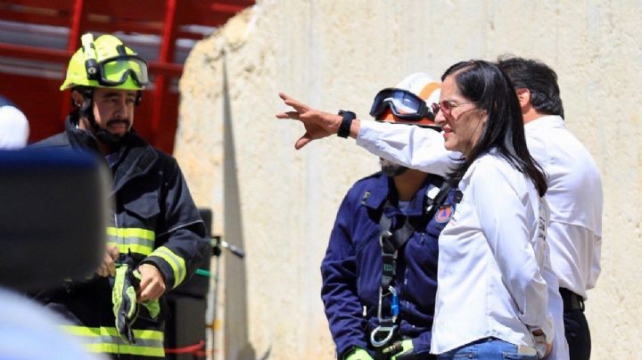 Encabeza Lía Limón simulacro de sismo en Álvaro Obregón