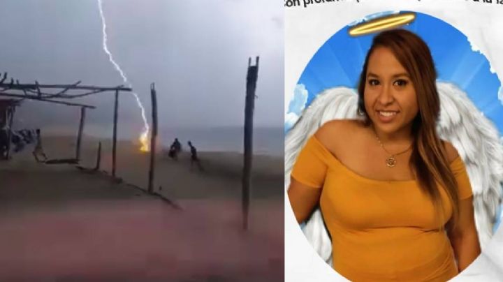 VIDEO | Muere leonesa al caerle rayo en playas de Michoacán