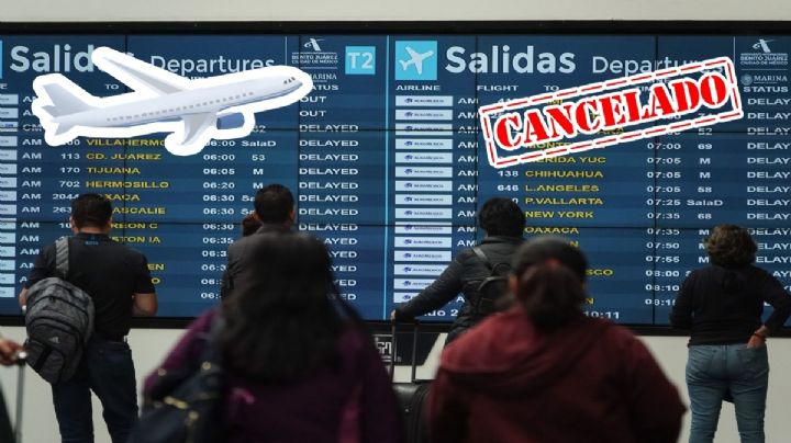 AICM: ¿Qué hacer si cancelan mi vuelo? Esto dice Profeco