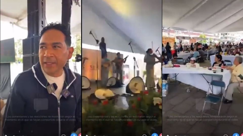 La orden que dio fue captada al final de una transmisión en vivo que hizo el alcalde de Morena precisamente para invitar a la gente para que asistiera a la primera Feria del Taco