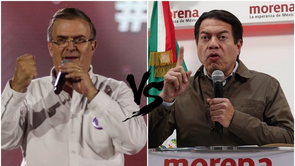 Marcelo Ebrard y Mario Delgado