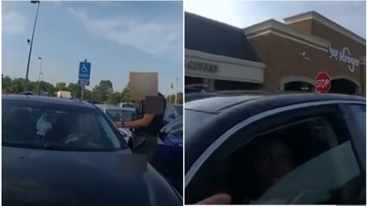 El momento exacto en que policía dispara a mujer embarazada