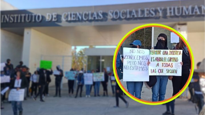 "El arte crea, la universidad golpea": alumnos de la UAEH bloquean accesos de institutos