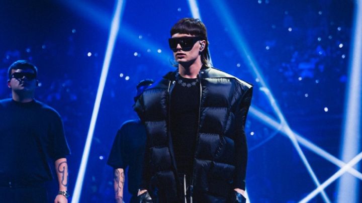 Peso Pluma cancela concierto en Tijuana ante amenaza del CJNG; usa chamarra antibalas