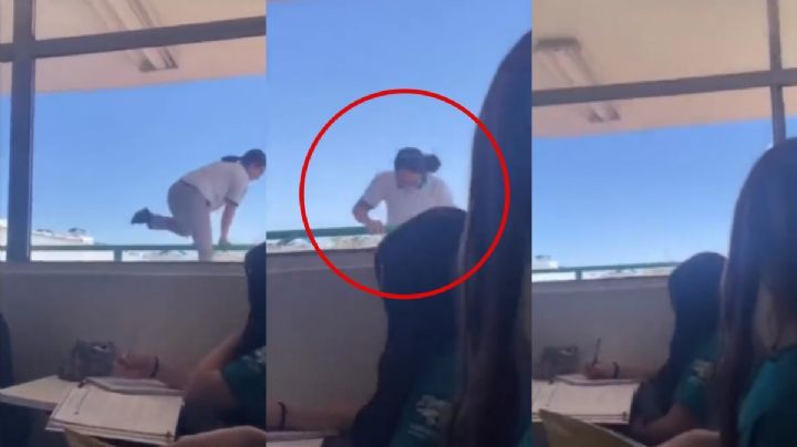 VIDEO| Alumna de bachilleres intenta suicidarse en la escuela; se lanzó del 3 piso