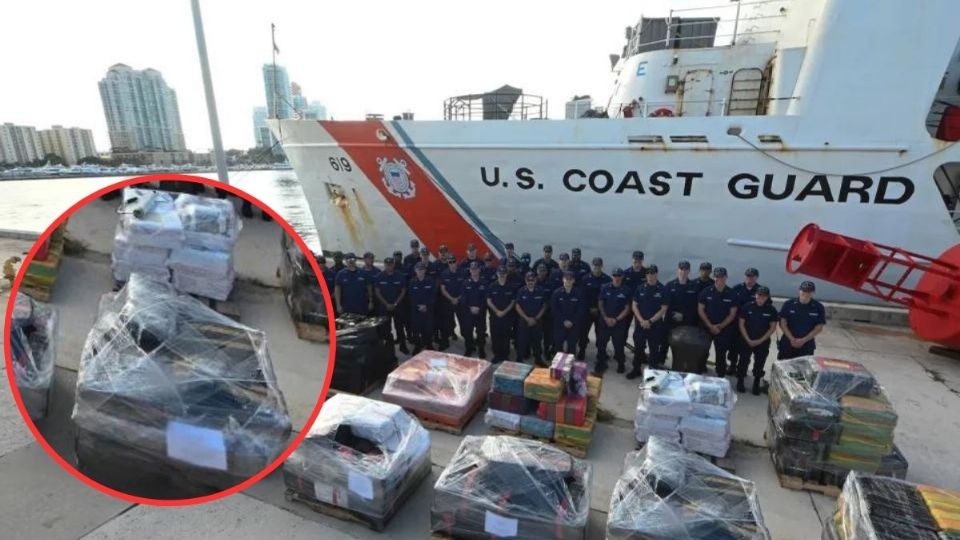La Guardia Costera de EE.UU. descargó en el puerto de Miami más de 12.100 libras de cocaína