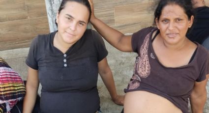 Embarazadas y hartas de la pobreza, Jessica y María recorren a pie ruta migrante por Veracruz