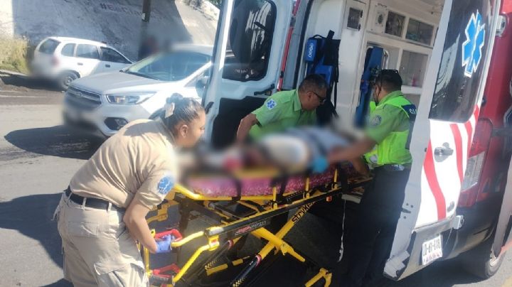 Vendedor de tamales pierde pierna al ser atropellado por un motociclista