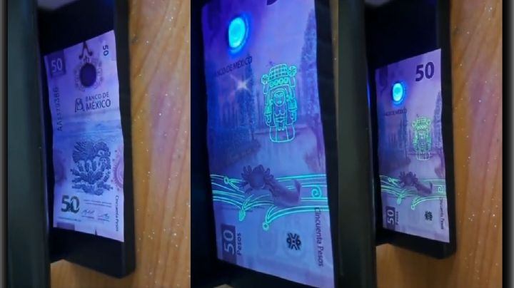 Así es la imagen que OCULTA este billete de 50 pesos del ajolote