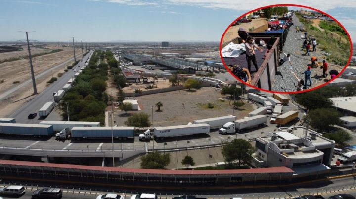 Ciudad Juárez colapsa: Migrantes se aglutinan y provocan bloqueo de mercancía