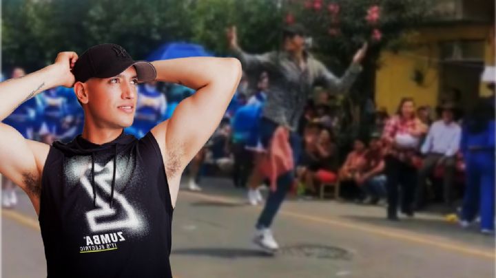 Este es el profesor que se hizo viral por baile sexy en desfile de Hidalgo
