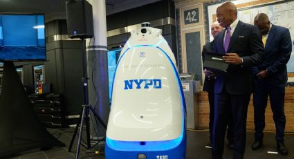 ¿Robocop? El policía de 200 kilos que patrullará Times Square en NY