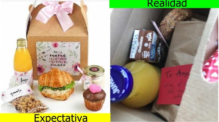 Expectativa vs realidad: piden desayuno sorpresa en Pachuca y esto les mandaron