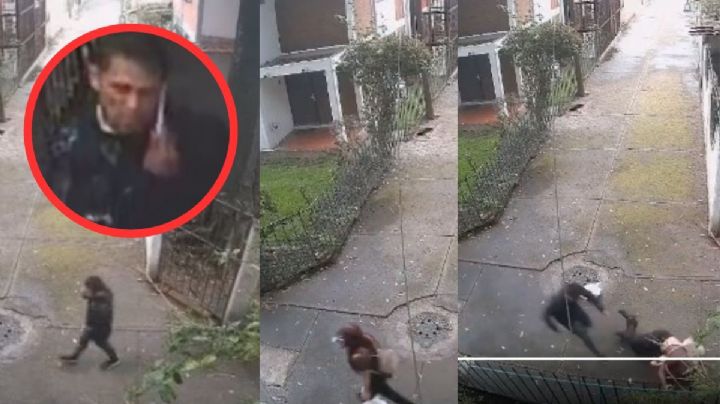 VIDEO: Asaltante agrede a una mujer en la unidad Narciso Mendoza en Tlalpan