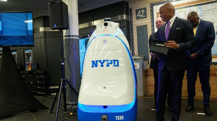 ¿Robocop? El policía de 200 kilos que patrullará Times Square en NY