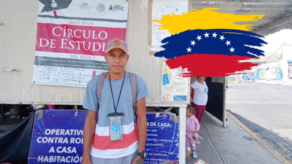 El joven de 29 años dejó Venezuela debido a la situación política y económica de aquel país