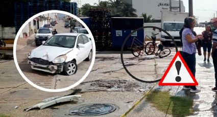 Pareja paseaba en triciclo en Coatzacoalcos y fueron atropellados; mujer murió