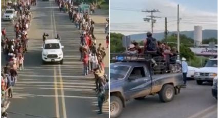 VIDEO: Así fue el "desfile" del cártel de Sinaloa en Chiapas; ¿y la autoridad?