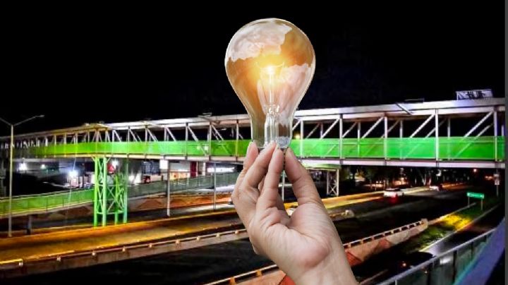Esto invertirán para alumbrar los 15 puentes peatoneales del Tuzobús