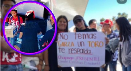 Paro UAEH: alumnos reciben apoyo y donaciones de Chapingo | FOTOS