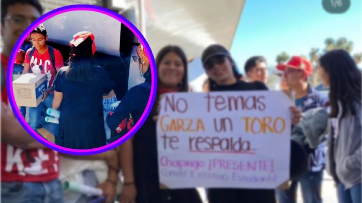 Paro UAEH: alumnos reciben apoyo y donaciones de Chapingo | FOTOS