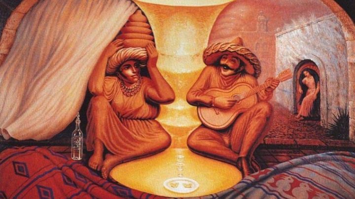 Octavio Ocampo escondió a 3 personas en esta pintura ¿puedes encontrarlas?