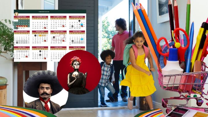 Calendario SEP 2023-2024: ¿Se viene mes con doble puente y suspensión de clases?
