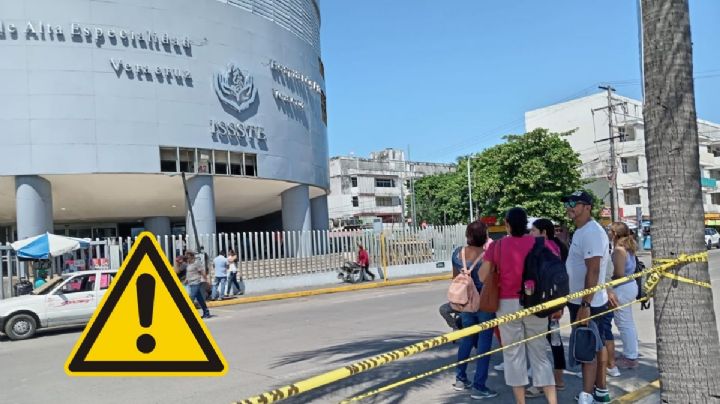 Derechohabientes del ISSSTE Veracruz protestan y exigen salida de directora