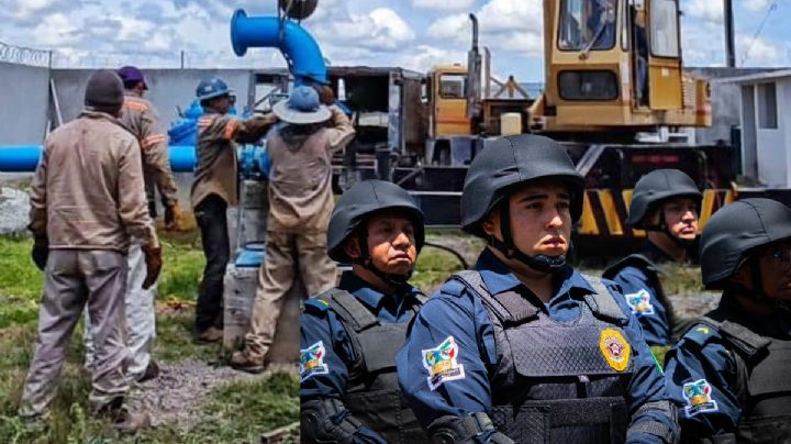 Por robo de agua y cableado aprehende a cuatro personas la Policía Hídrica de Hidalgo