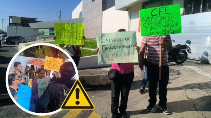 Vecinos de Veracruz exigen a CFE atender apagones diarios: Peligran niños y adultos mayores