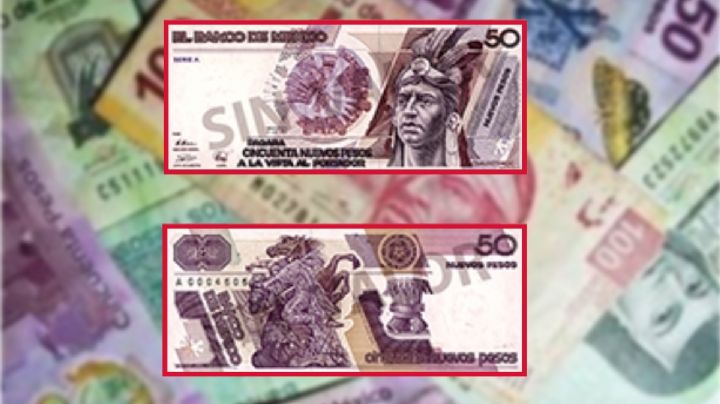 Estos son los billetes de 50 pesos con los que ya no puedes pagar