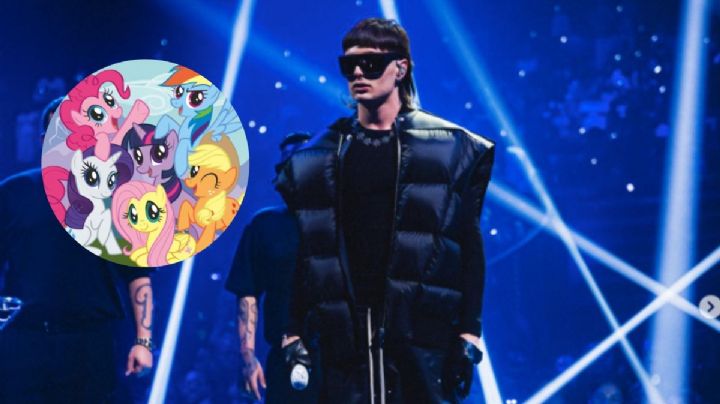¿Peso Pluma es una inspiración de la caricatura "My Little Pony"? Esto dice teoría de TikTok