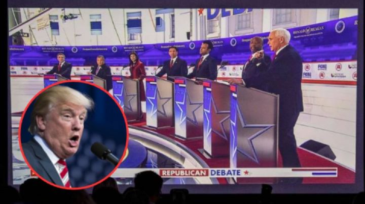 Debate Republicano: le ponen apodo “Donald Duck” a Trump por faltista