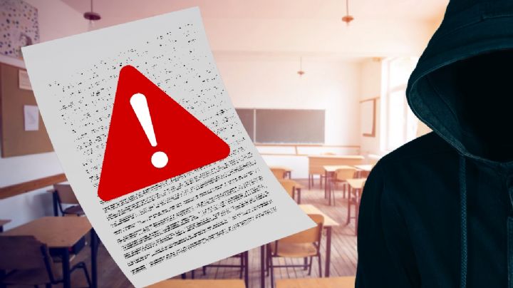 Aperece mensaje intimidatorio, colgado en un preescolar de Hidalgo