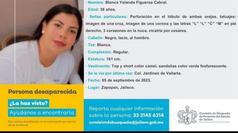Lorena Figueroa denuncia que su hermana desapareció hace casi un mes y ninguna autoridad la ha ayudado, a diferencia del operativo para rescatar a la alcaldesa de Cotija, secuestrada también en Zapopan
