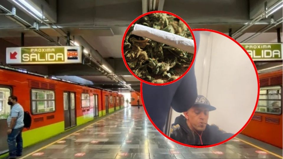Metro CDMX, Línea 3: Captan a sujeto fumando marihuana en un vagón | VIDEO