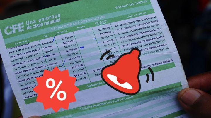 CFE: El "premio" inesperado que podría llegar a tu recibo de luz a partir de 2024