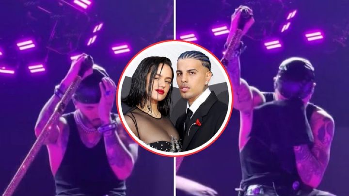 ¿Se acordó de Rosalía? Rauw Alejandro ROMPE EN LLANTO en pleno concierto